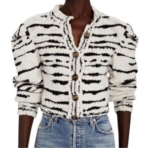 Ulla Johnson Skye Merino Wool Cardigan in Size P